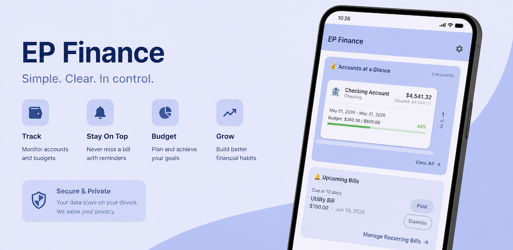 EP Finance - Track. Budget. Stay in Control.